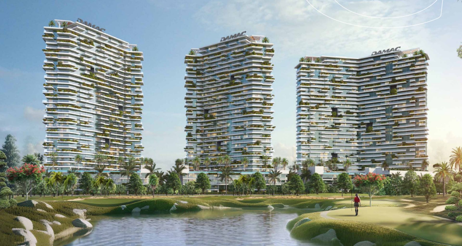 DAMAC Hills - Golf Greens